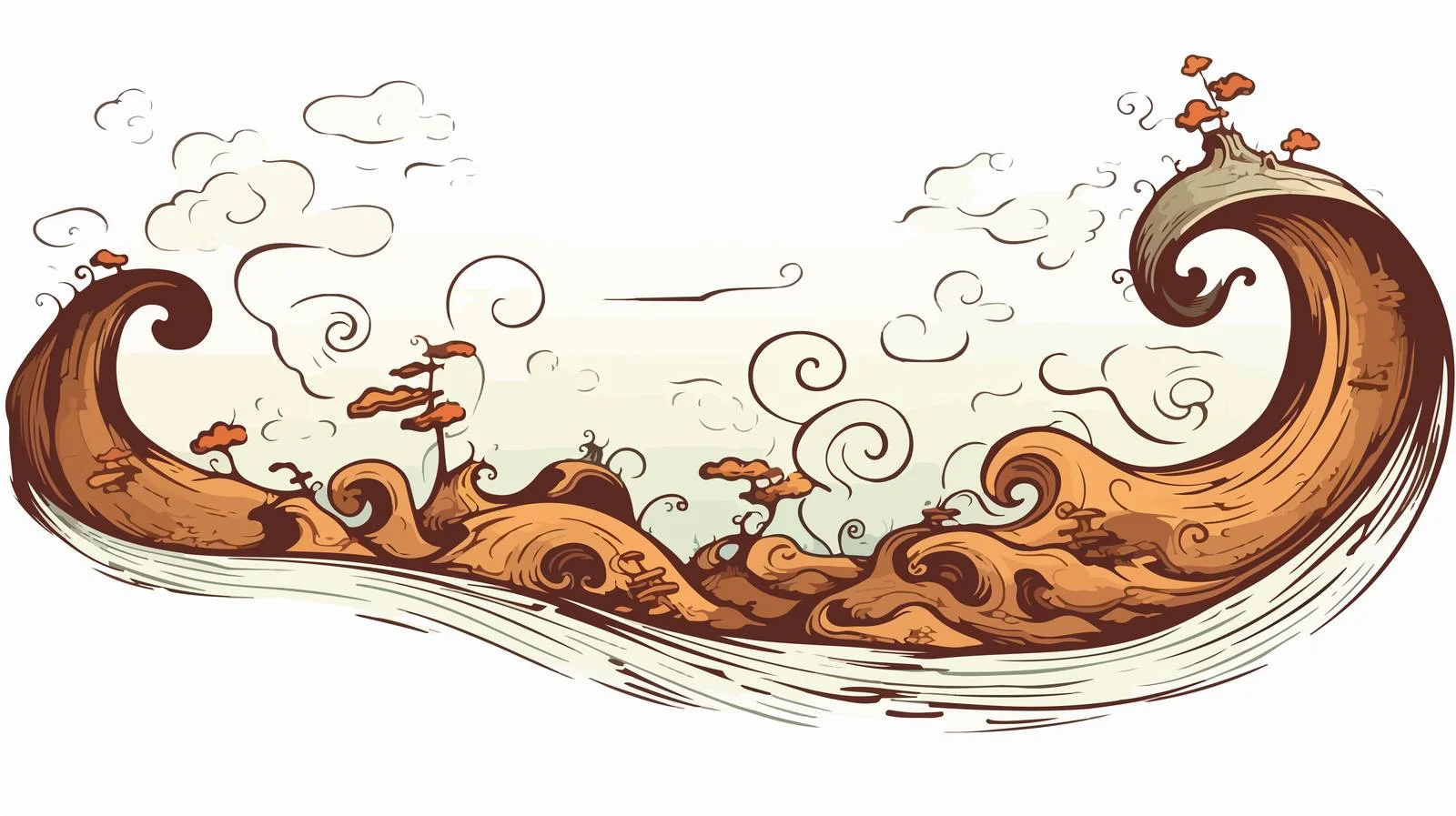 Cartoon Scroll Vector Illustration — free download from Dotvec