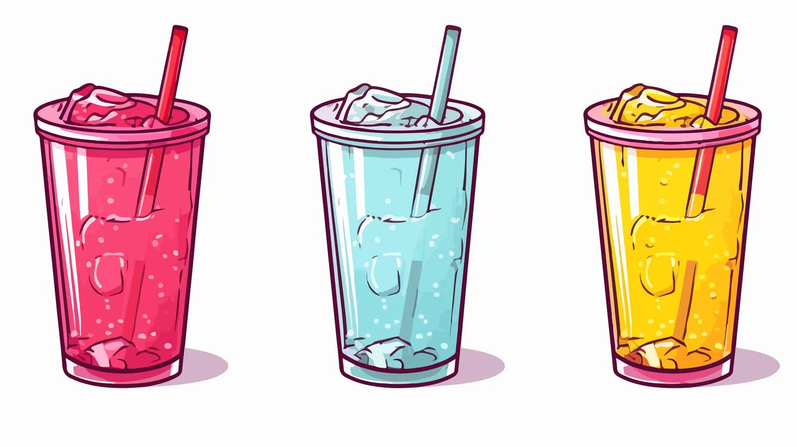 Quirky Soda Cartoon Illustration — free download from Dotvec