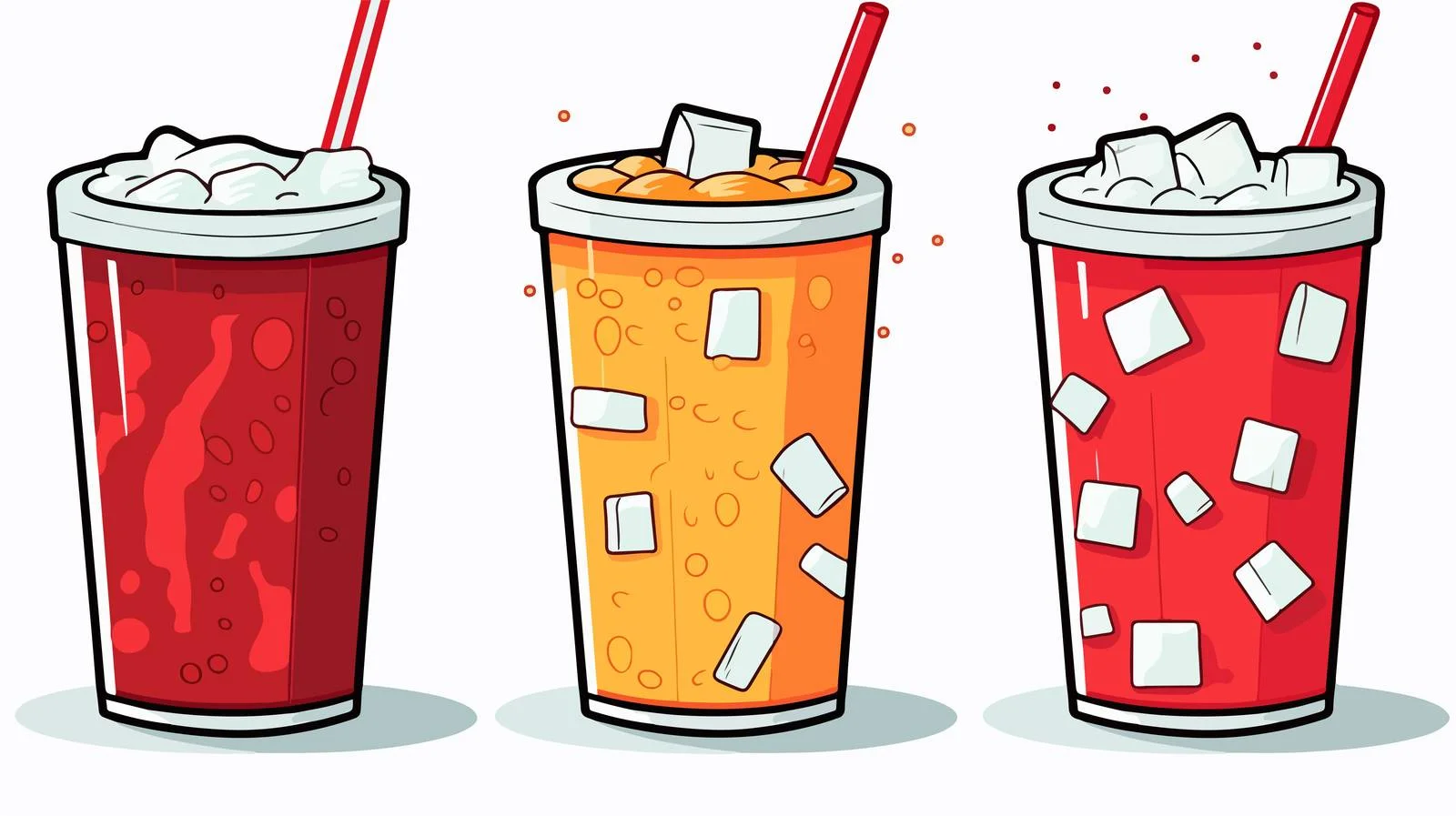 Cartoon Soda Drink Illustration — free download from Dotvec