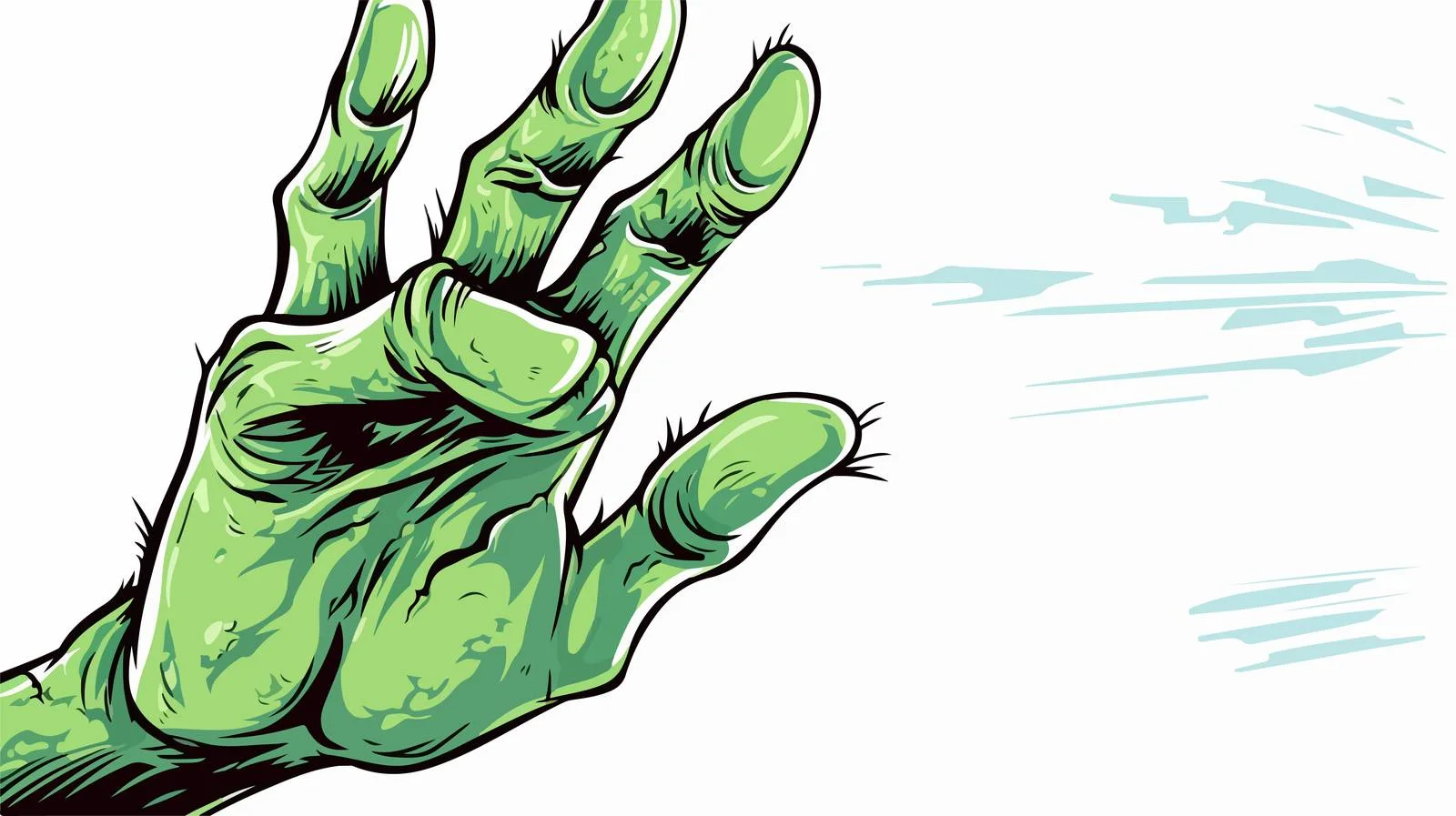 Illustrated Zombie Speech Bubble Cartoon Drawing — free download from Dotvec