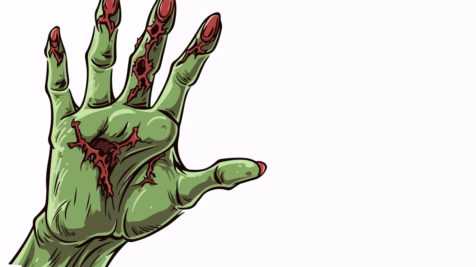 Comic Speech Bubble Cartoon Zombie — free download from Dotvec