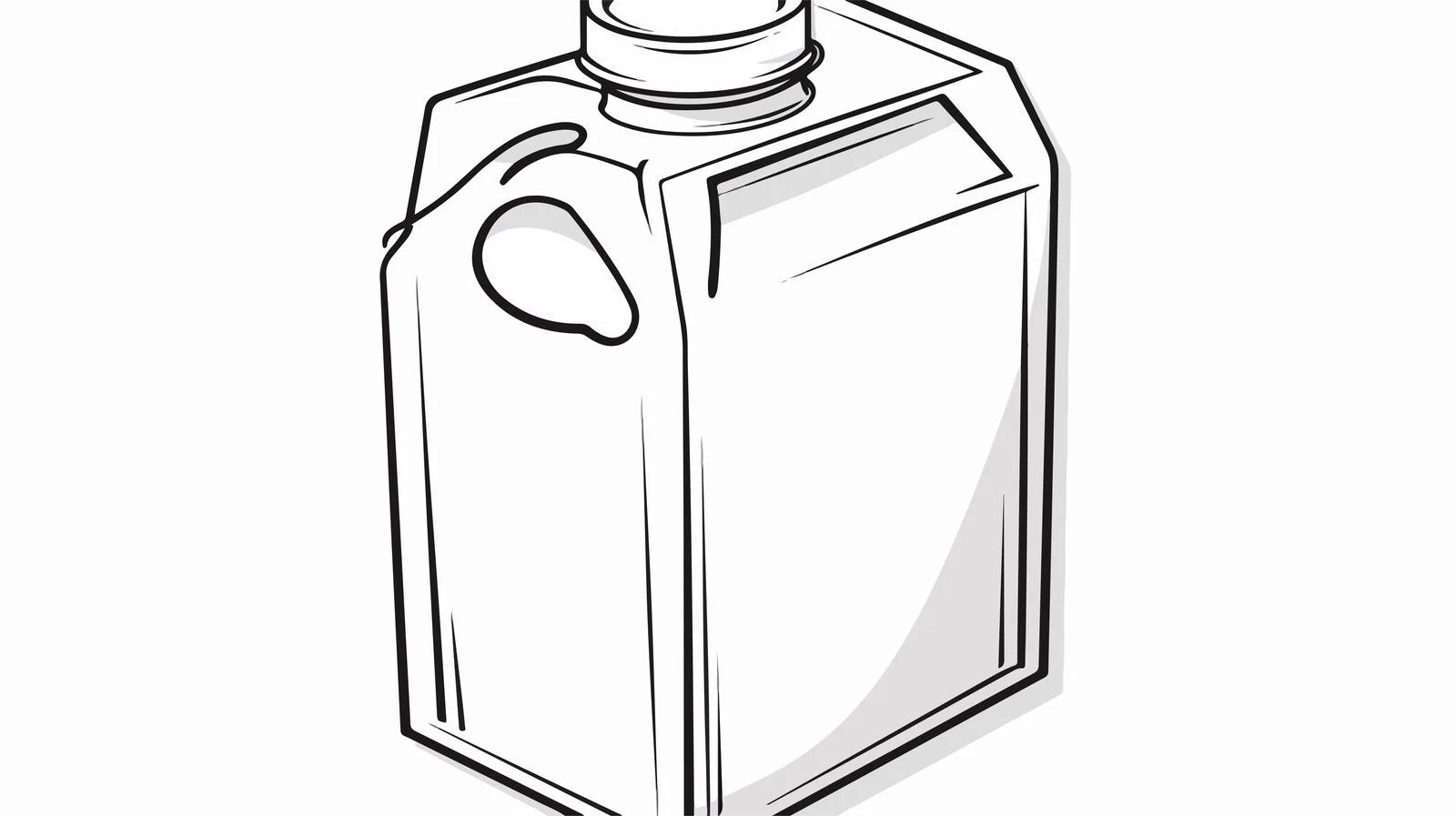 Comic-style Milk Carton Illustration — free download from Dotvec