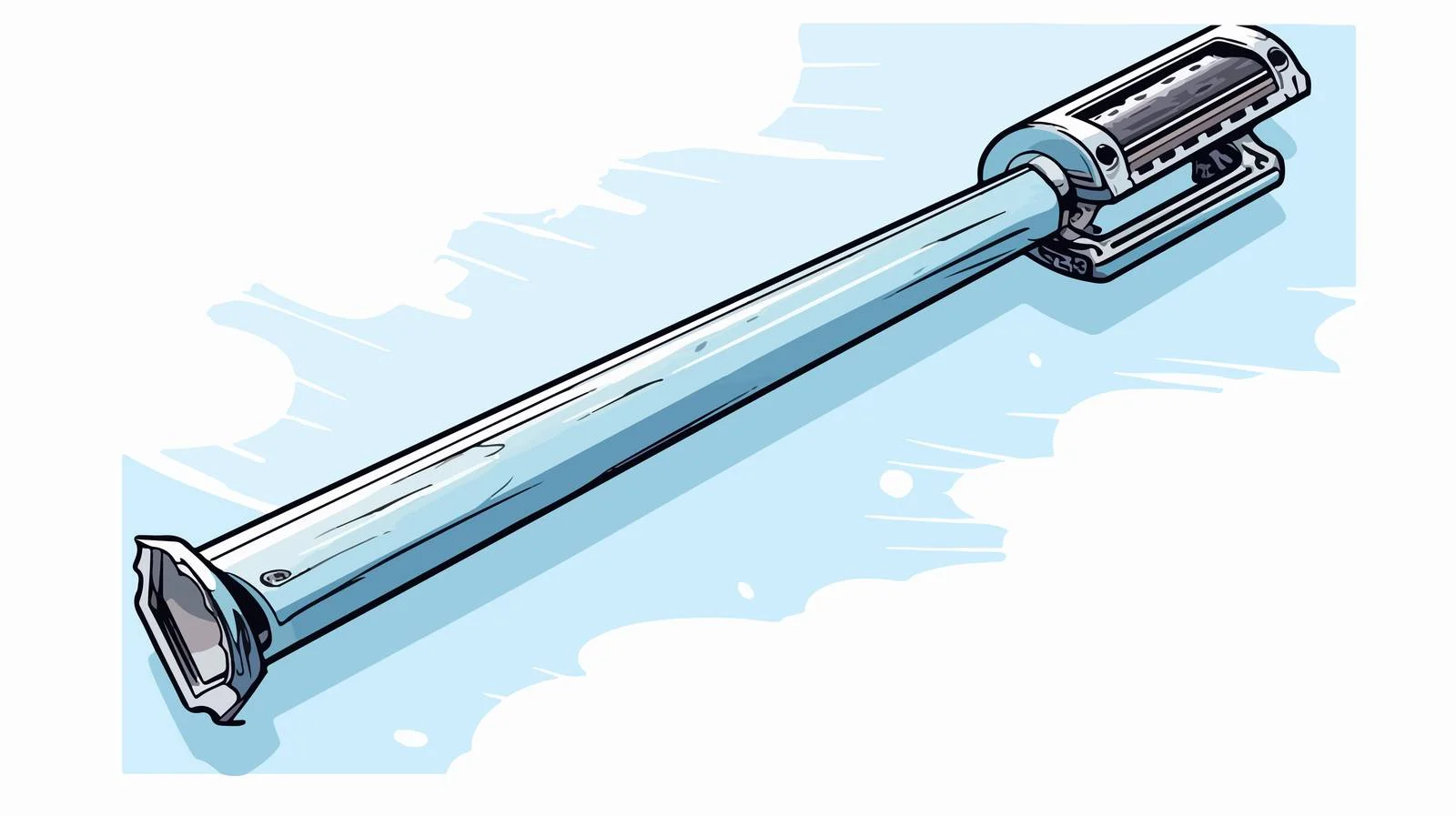 Comic Style Cartoon Razor Illustration — free download from Dotvec