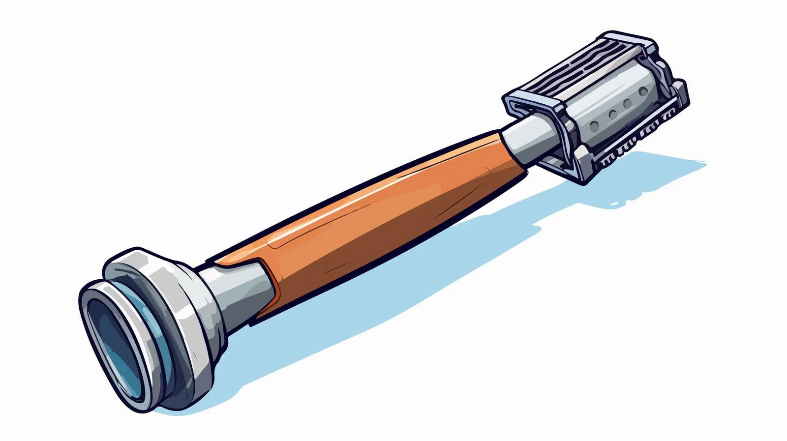 Comic Razor Illustration — free download from Dotvec