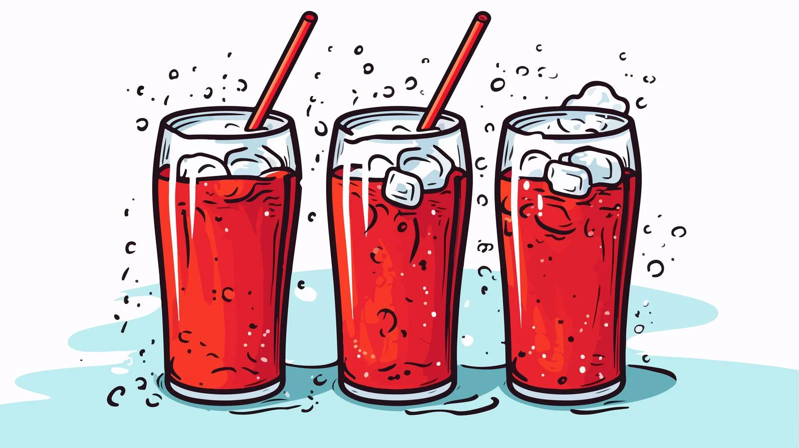 Comic Soda Illustration — free download from Dotvec