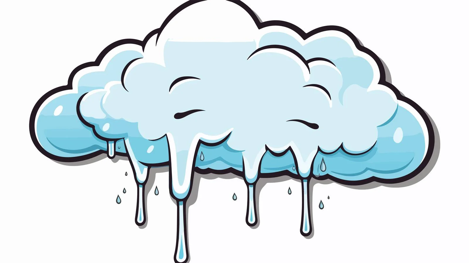 Distressed Cute Cartoon Sticker — free download from Dotvec