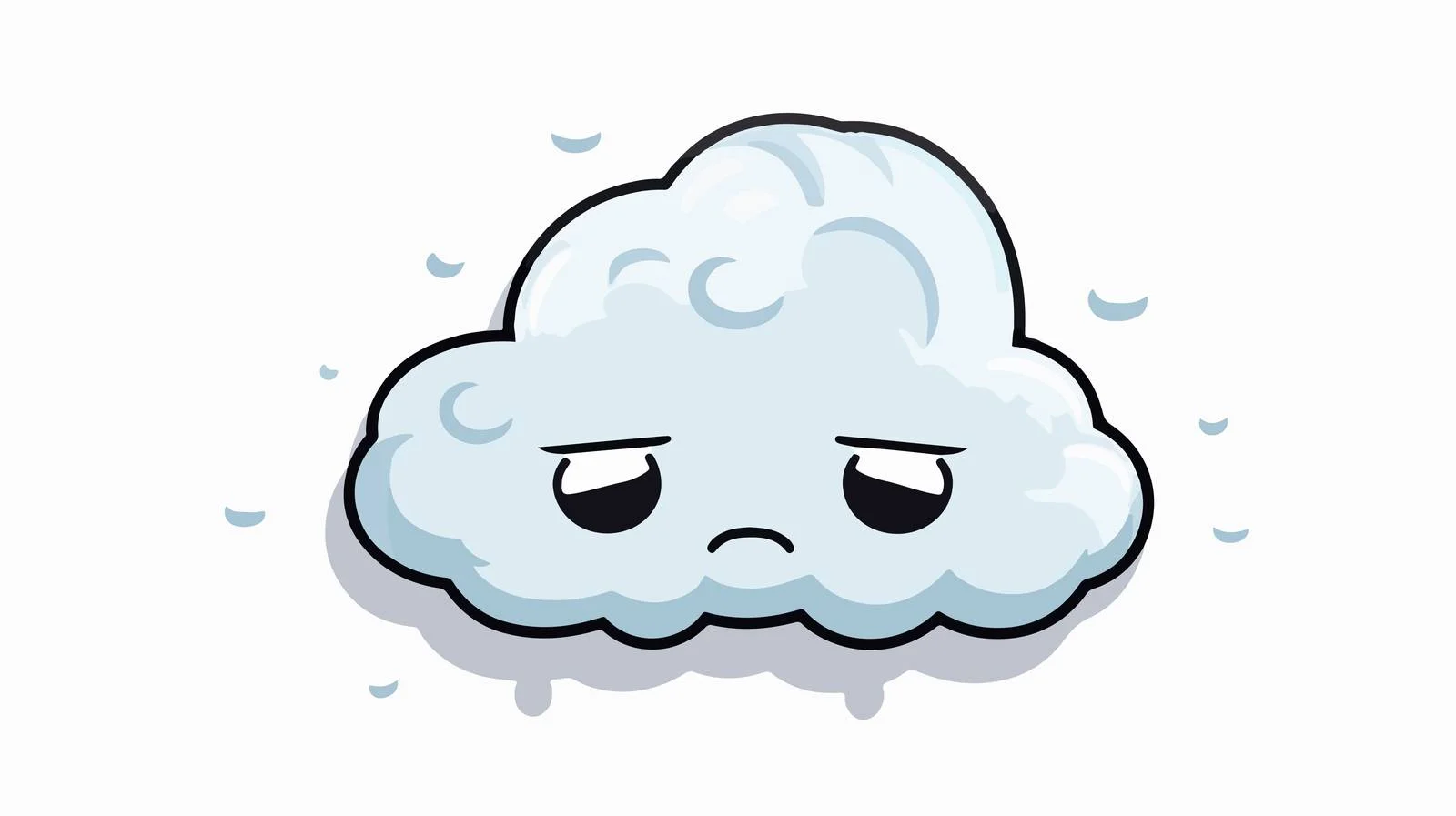 Cute Cartoon Sticker Distressed Drawing — free download from Dotvec