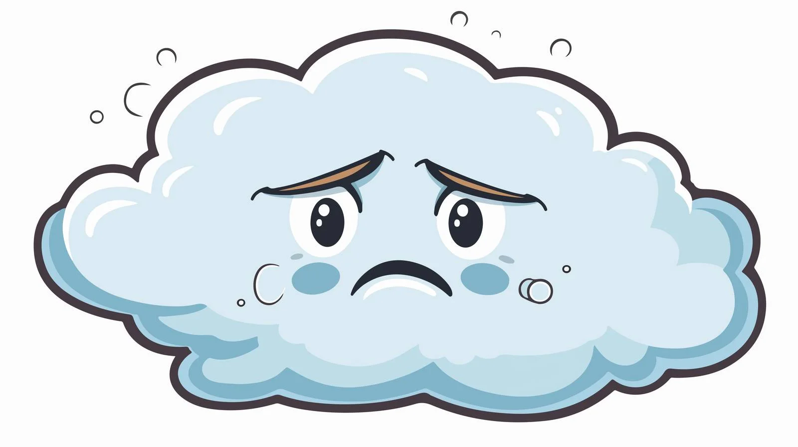 Distressed Cute Cartoon Sticker — free download from Dotvec