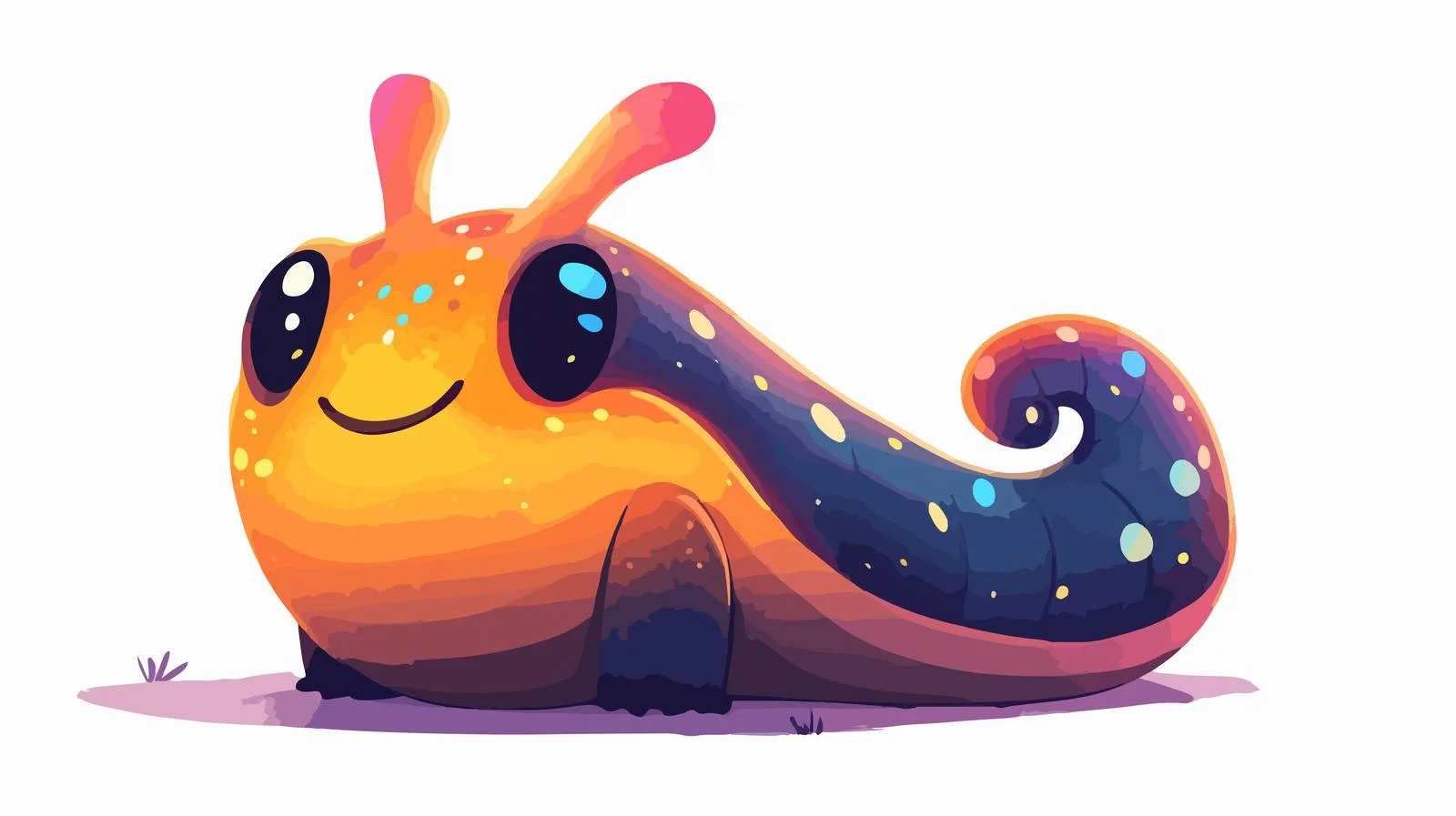 Cheerful Kawaii Sloth Cartoon Illustration — free download from Dotvec