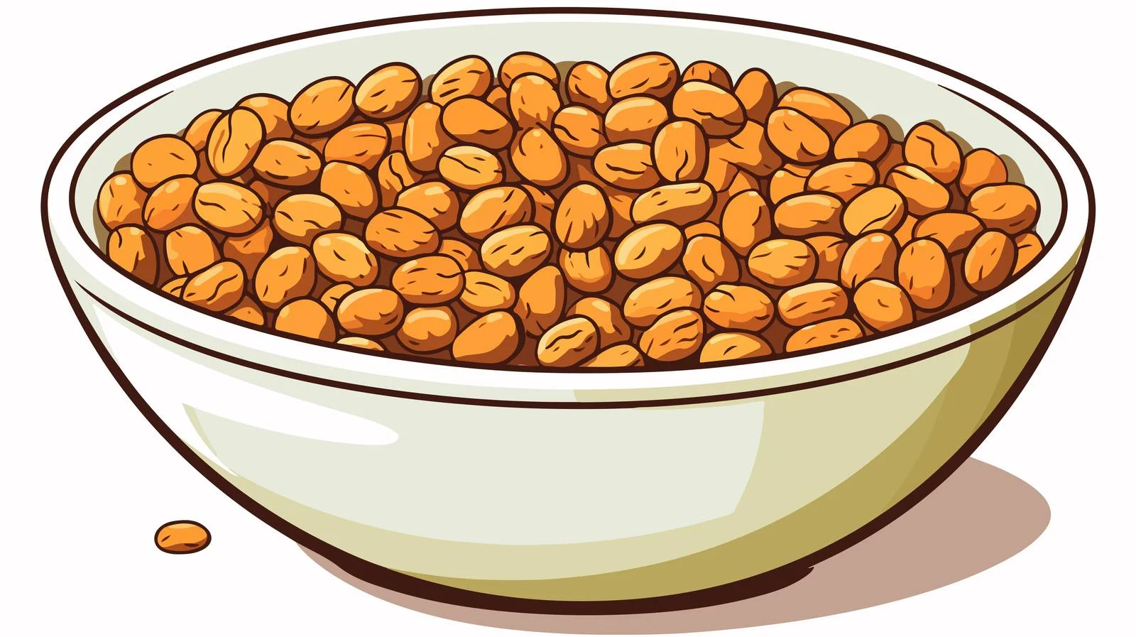 Vintage Cereal Bowl Illustration — free download from Dotvec