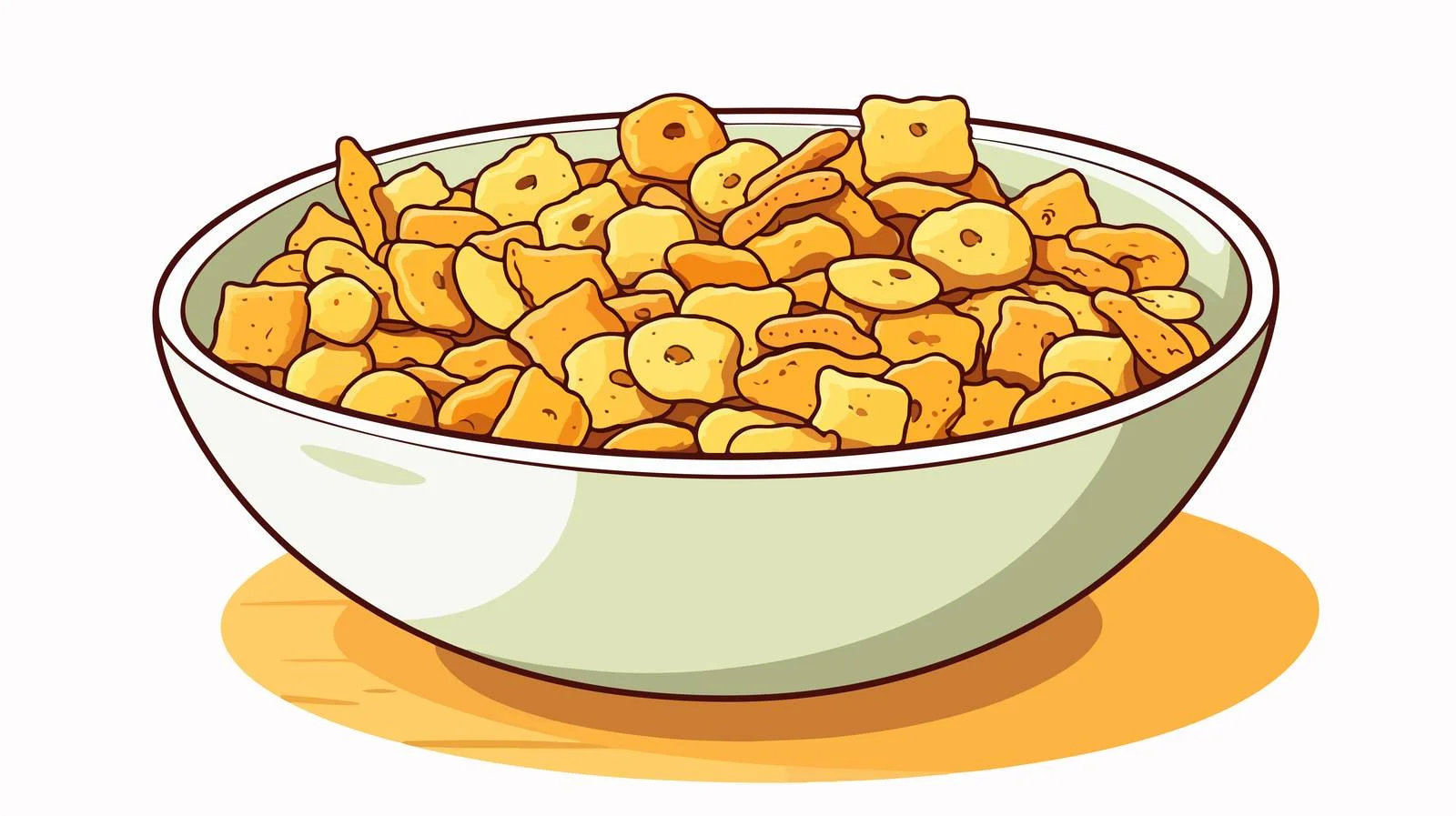 Vintage Cereal Bowl Illustration — free download from Dotvec
