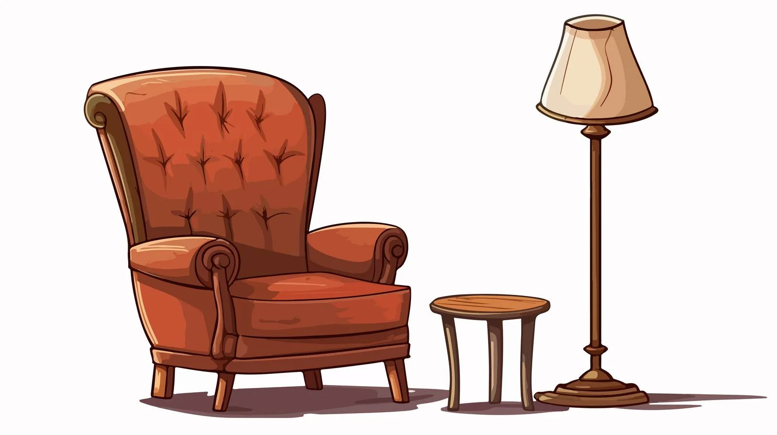 Vintage Furniture Illustration — free download from Dotvec