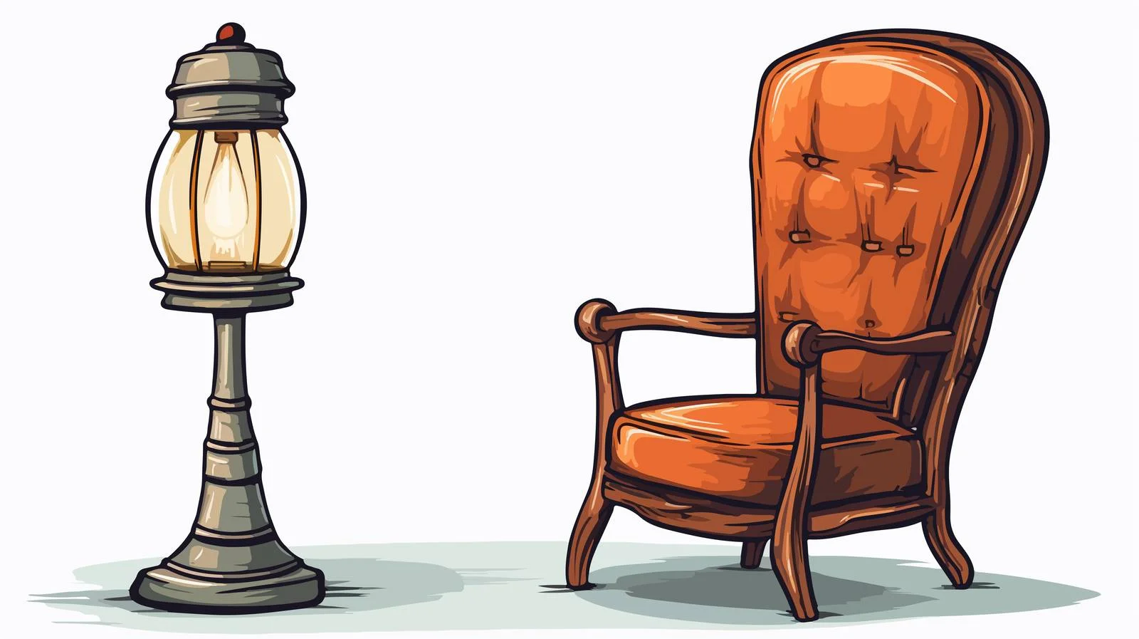 Vintage Furniture Illustration — free download from Dotvec