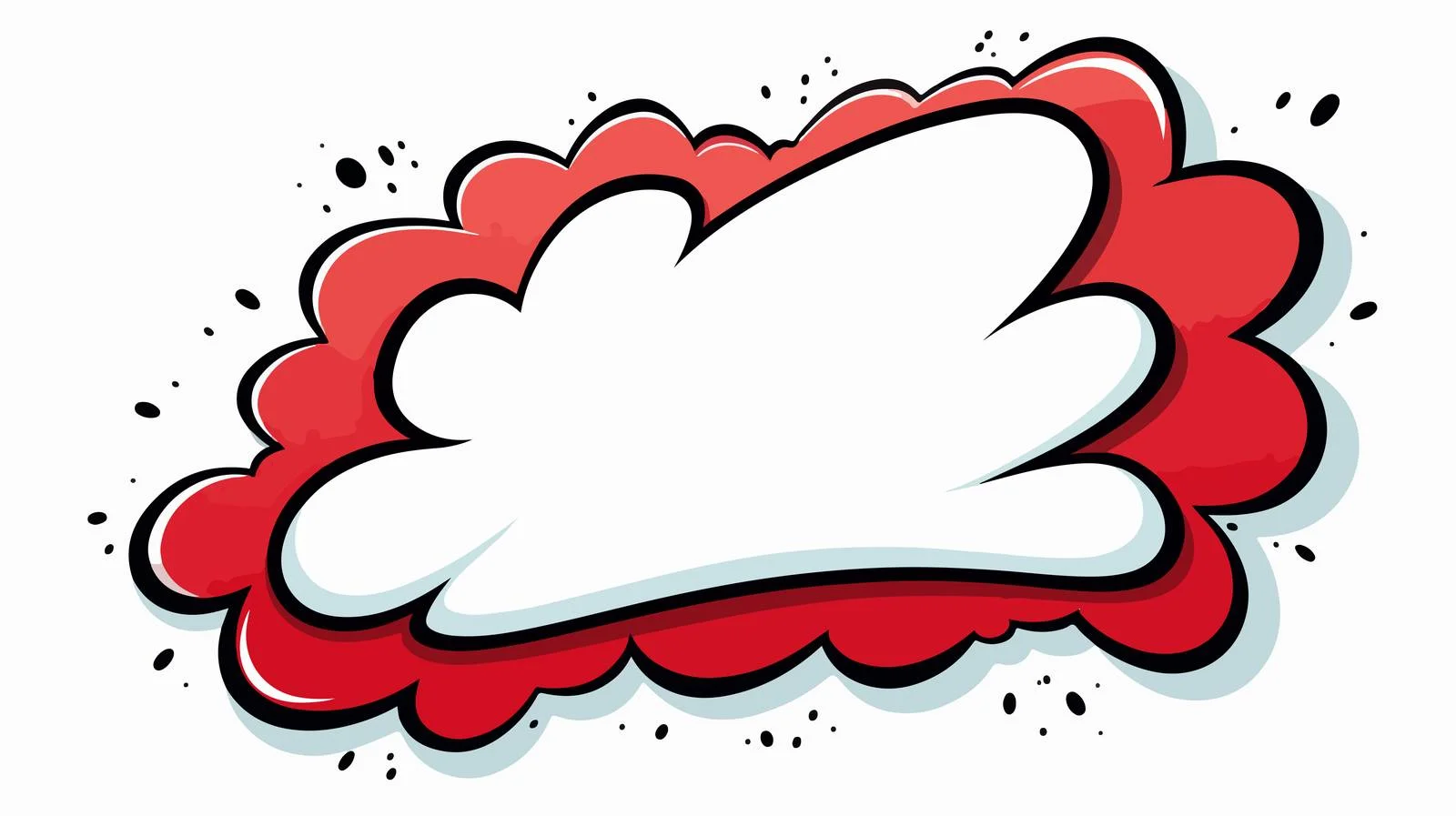 Colorful Speech Bubble Cartoon with WTF Symbol — free download from Dotvec