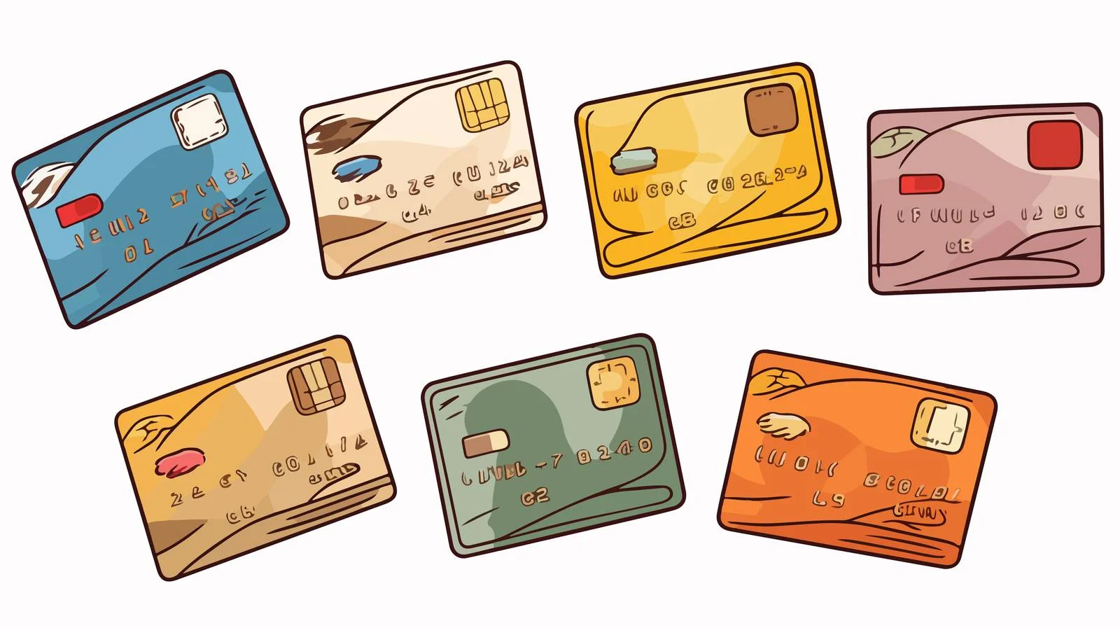Credit Card Speech Bubble Illustration — free download from Dotvec