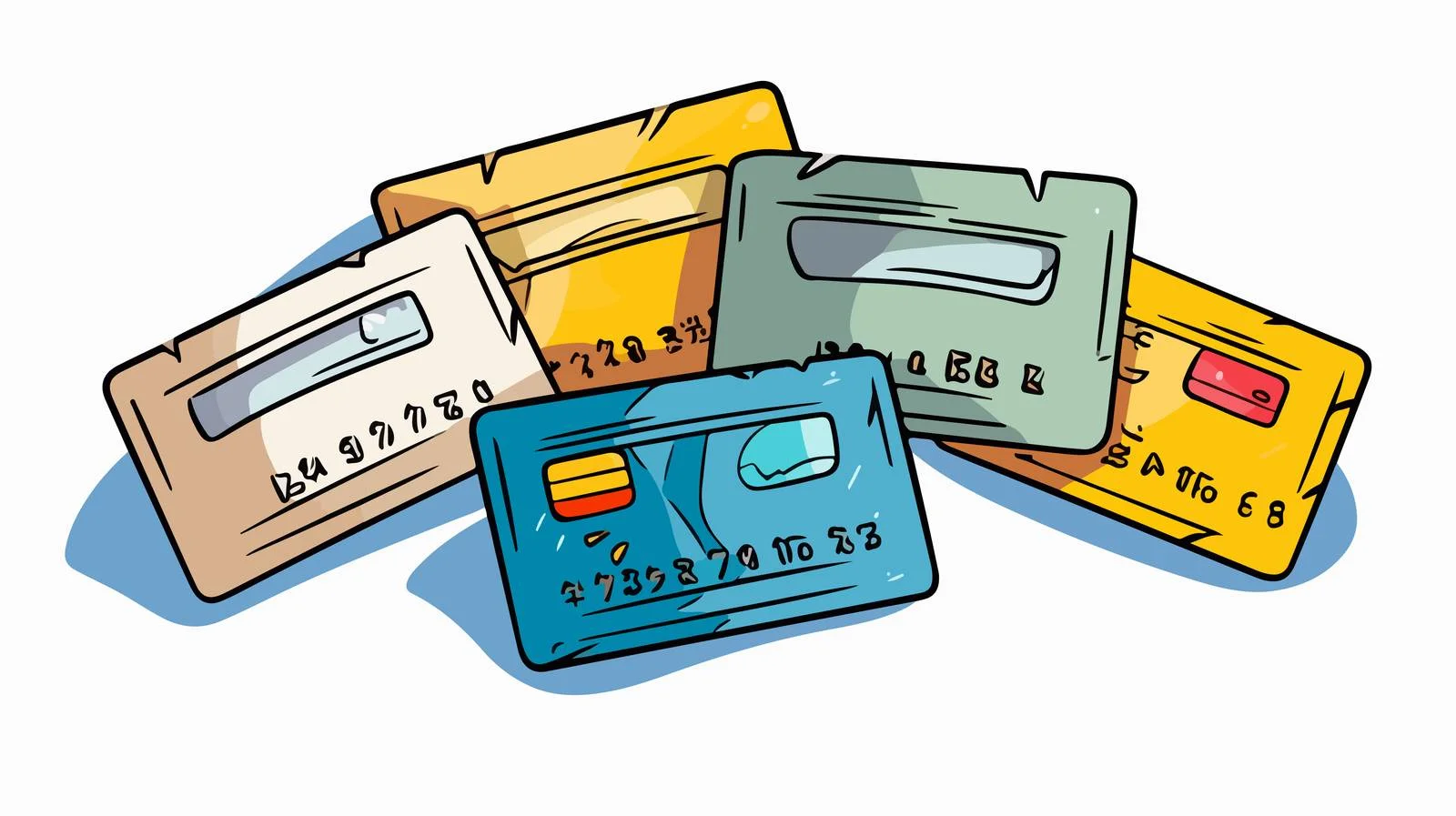 Credit Card Speech Bubble Illustration — free download from Dotvec