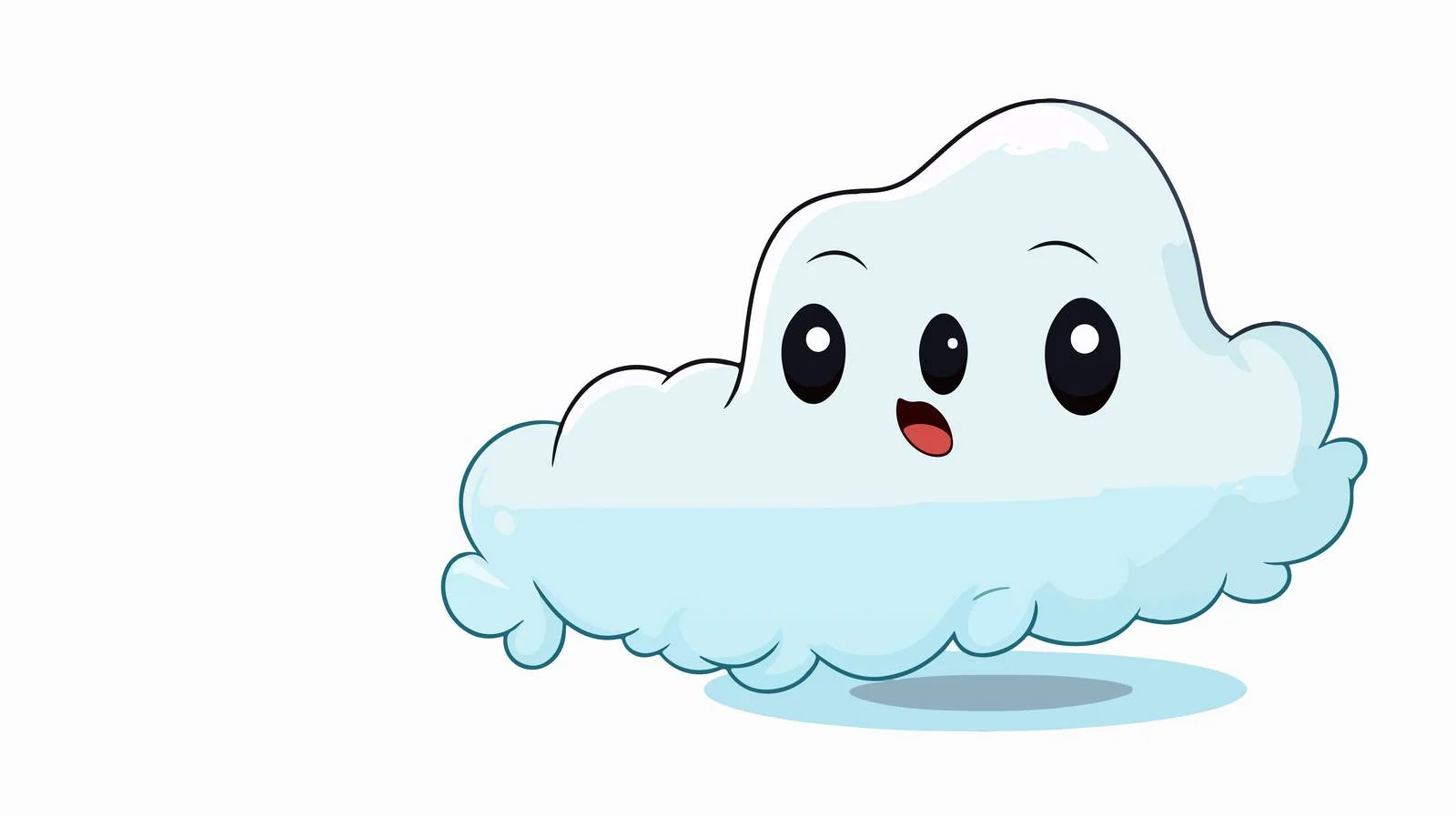 Cartoon Ghost Speech Bubble Illustration — free download from Dotvec