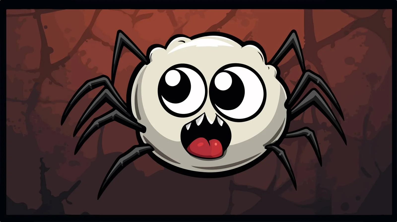 Halloween Spider Speech Bubble Cartoon — free download from Dotvec