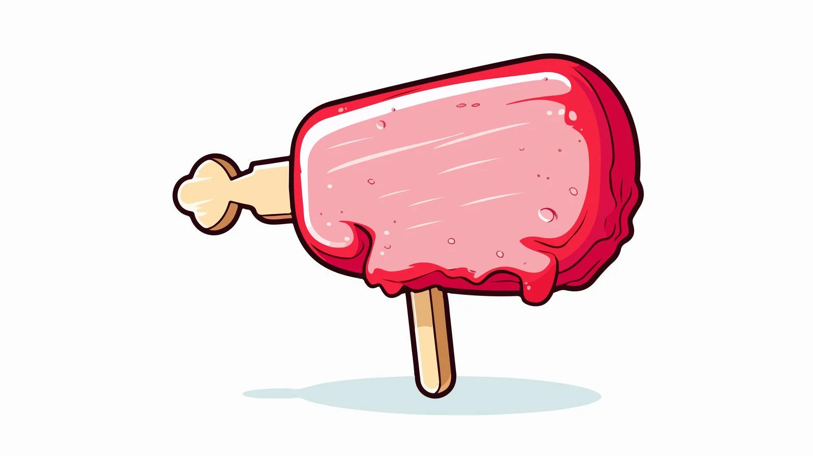 Hand Drawn Cartoon Ice Lolly Discussion — free download from Dotvec