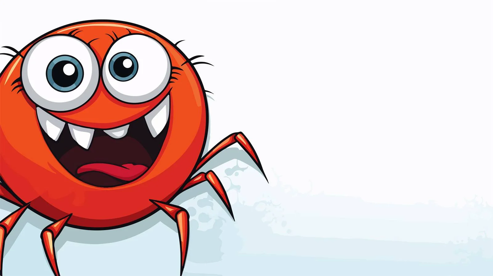 Speech Bubble Spider Cartoon Illustration — free download from Dotvec
