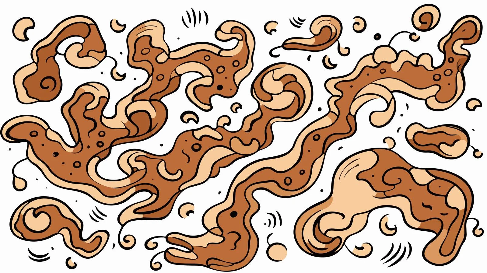 Hand Drawn Left Cartoon Symbol — free download from Dotvec