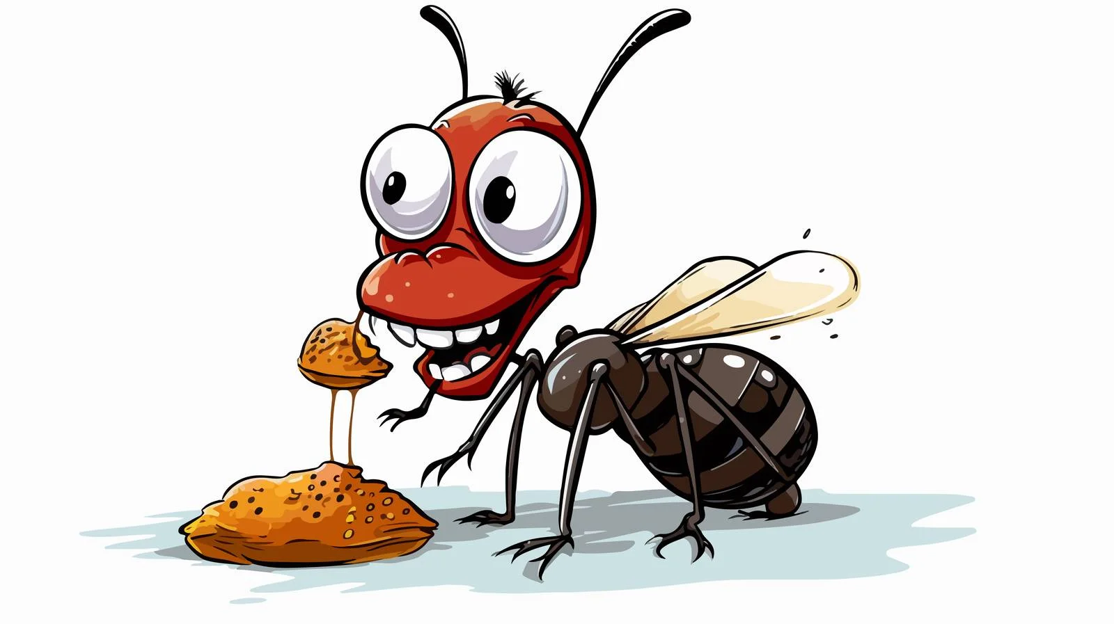 Ant Cartoon with Thought Bubble — free download from Dotvec