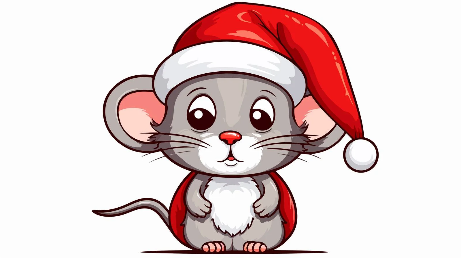 Cartoon Mouse with Thought Bubble — free download from Dotvec