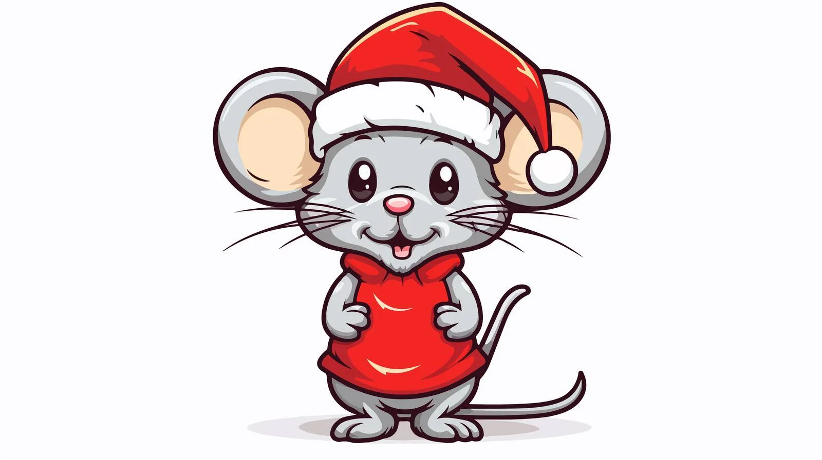 Cartoon Mouse with Thought Bubble — free download from Dotvec