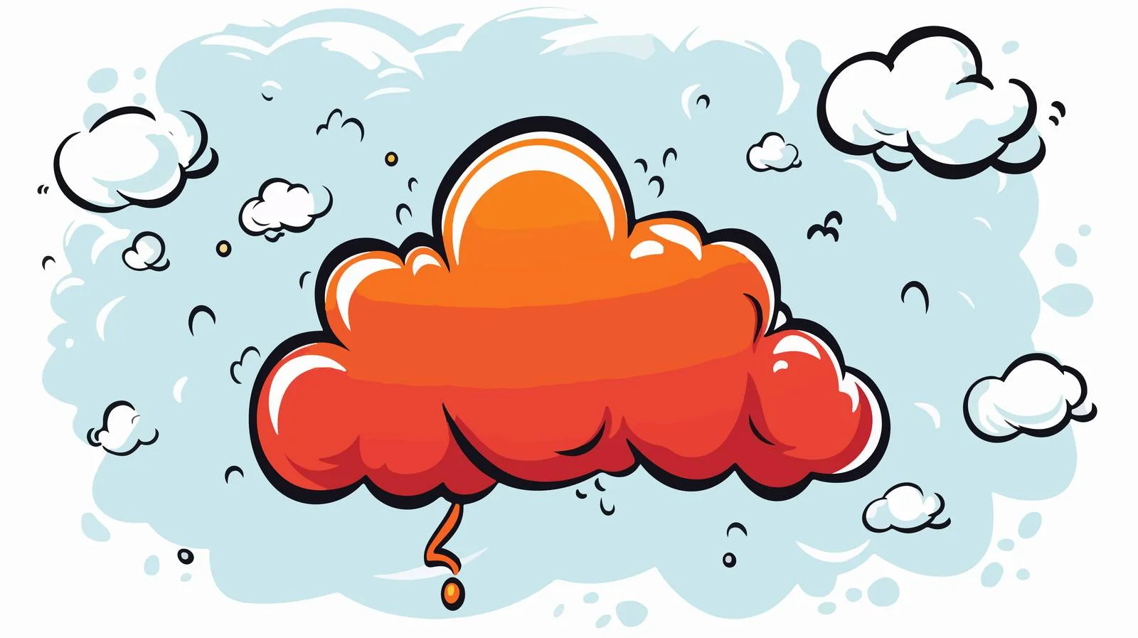 Hand-drawn Cartoon Quiz Bubble — free download from Dotvec