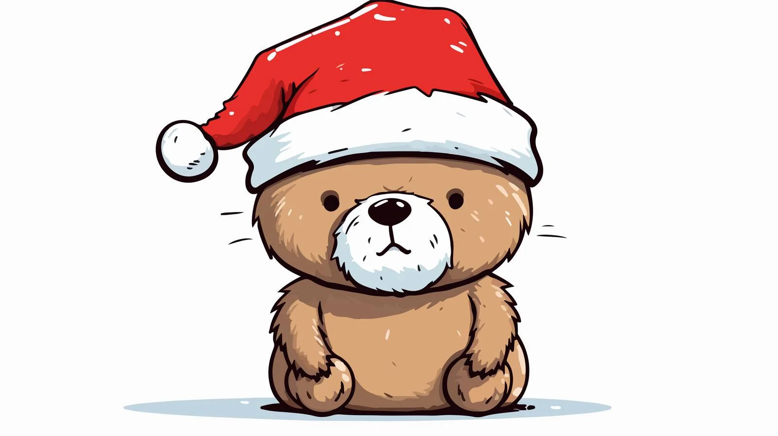 Adorable Cartoon Teddy Bear with Thought Bubble — free download from Dotvec