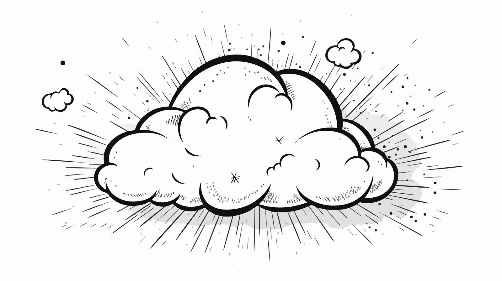 Creative Cartoon Thought Bubble Illustration — free download from Dotvec