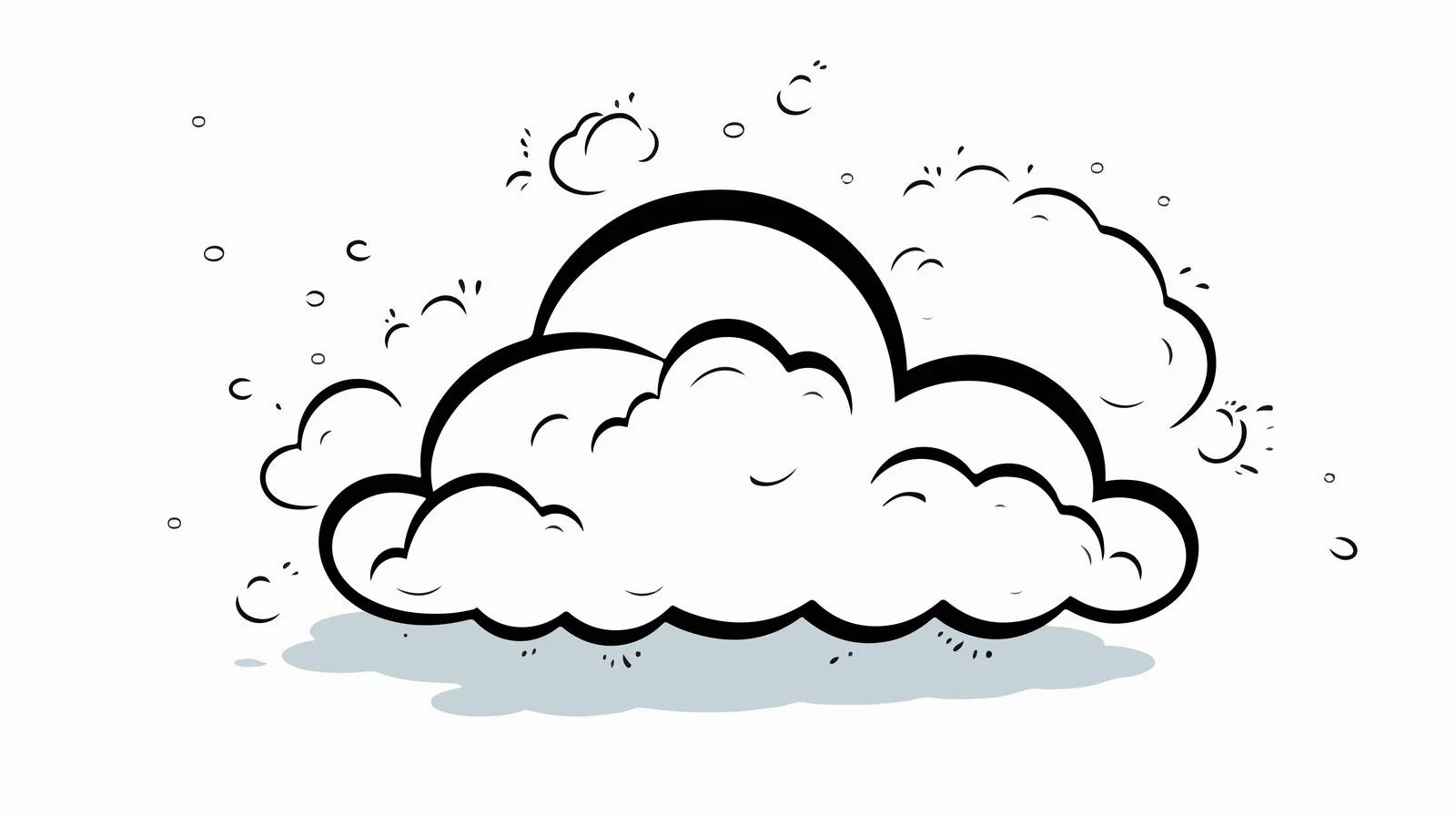 Expressive Cartoon Thought Bubble Illustration — free download from Dotvec