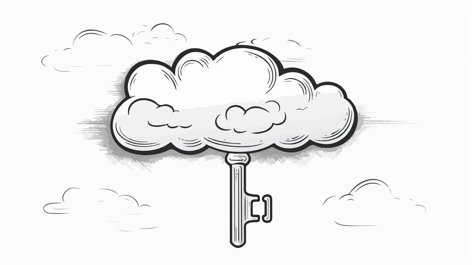 Thought Bubble Cartoon Computer Illustration — free download from Dotvec