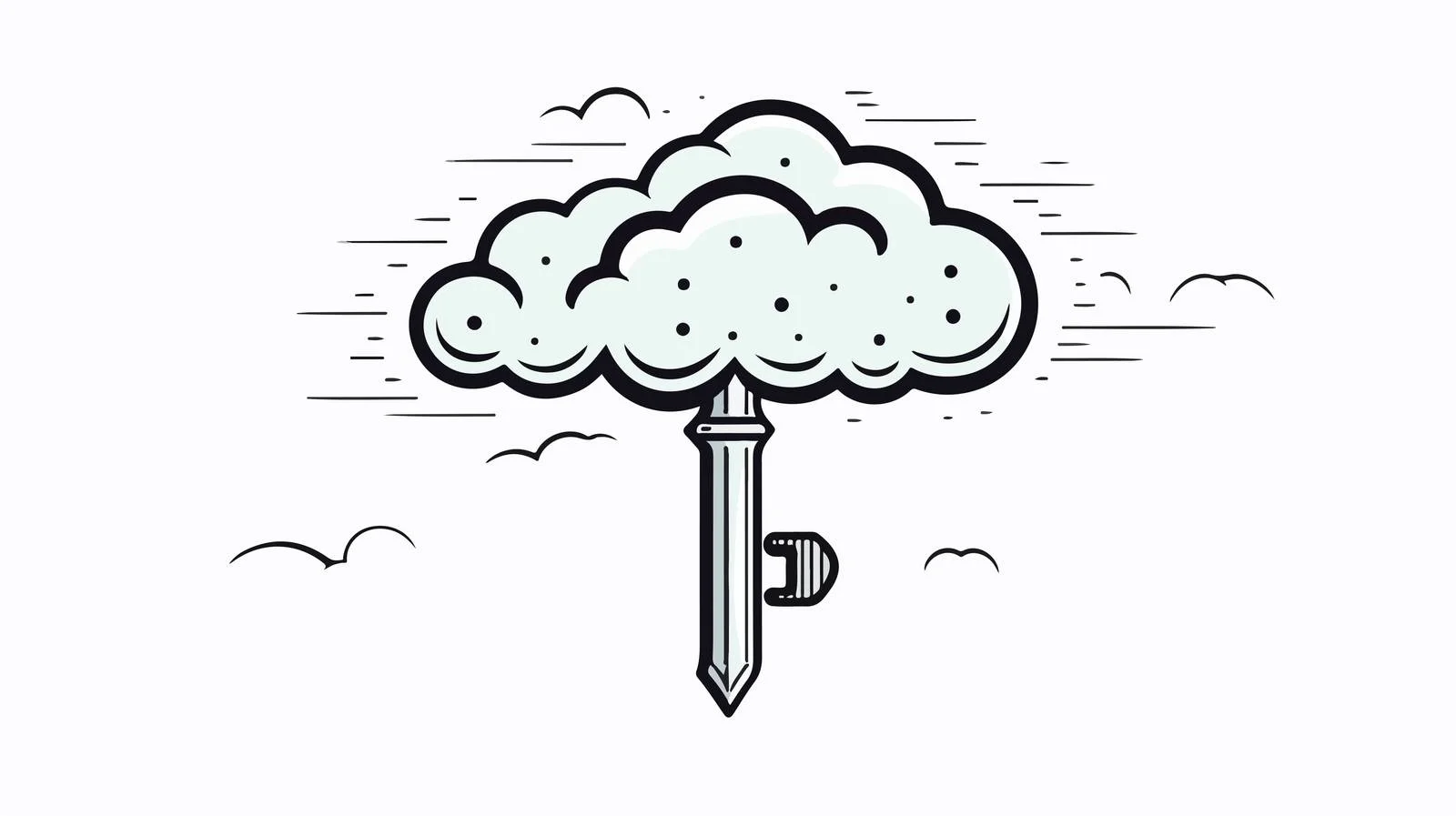 Cartoon Thought Bubble Computer Illustration — free download from Dotvec