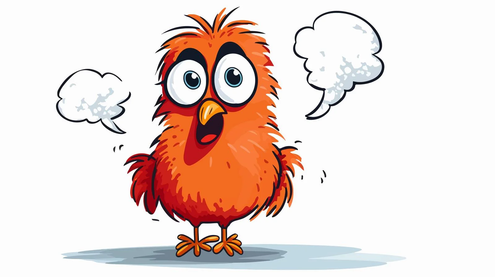 Cartoon Confusion Bubble Sketch — free download from Dotvec