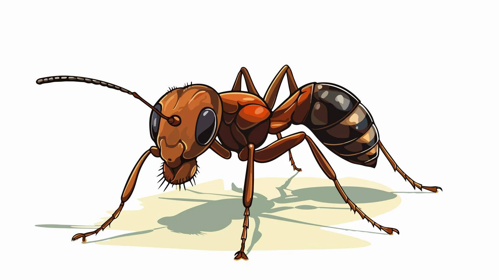 Vintage Cartoon Ant Illustration — free download from Dotvec