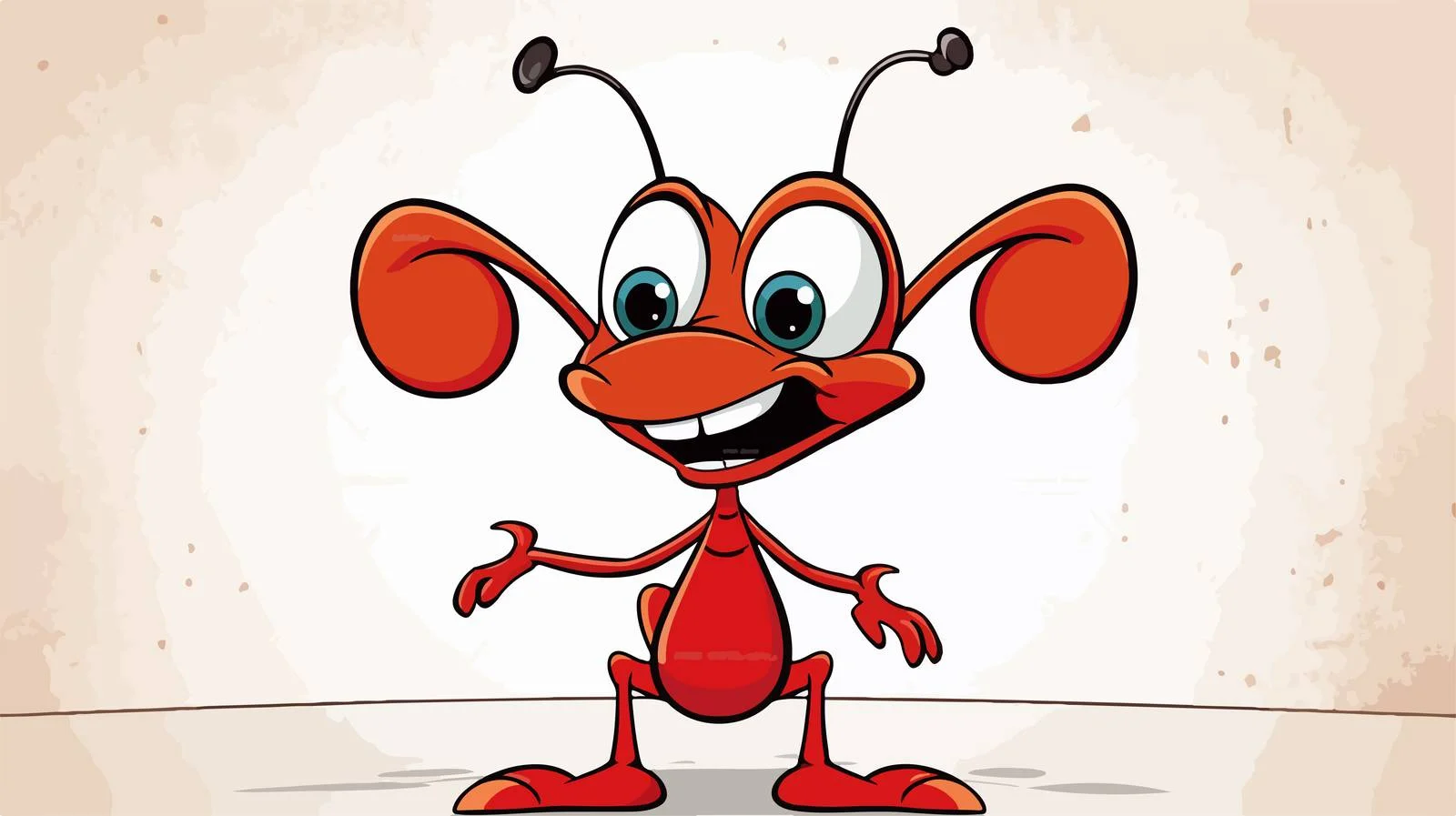 Vintage Ant Vector Illustration — free download from Dotvec