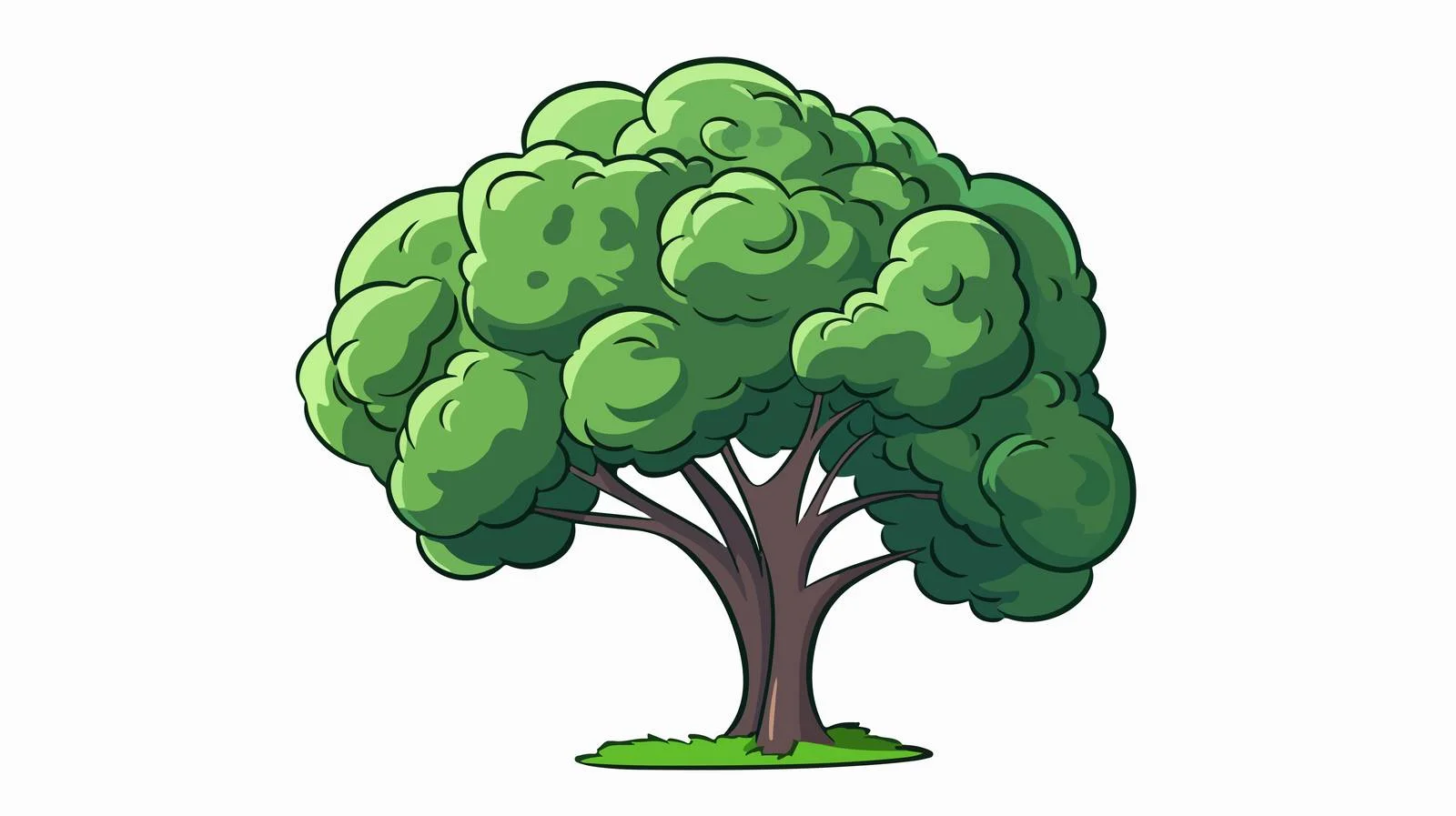 Retro Broccoli Illustration — free download from Dotvec