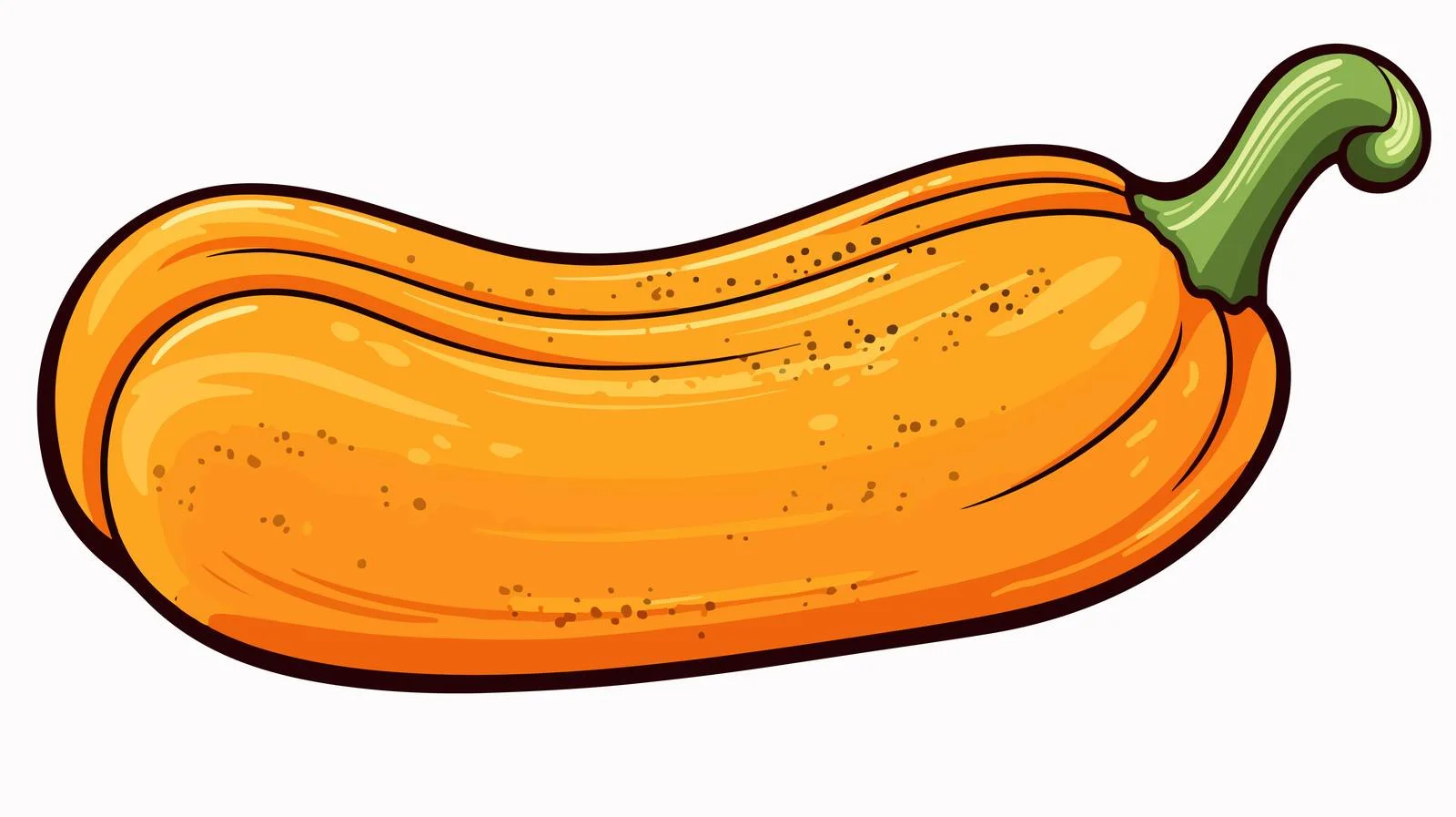 Vintage Butternut Squash Vector Illustration — free download from Dotvec