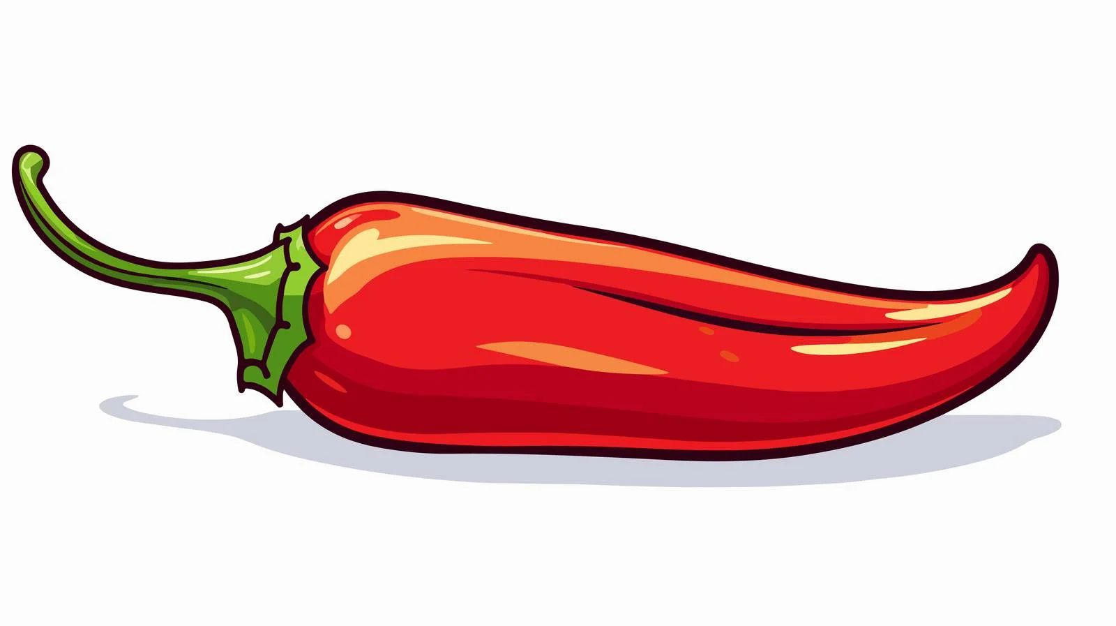 Vintage Chili Pepper Vector Illustration — free download from Dotvec