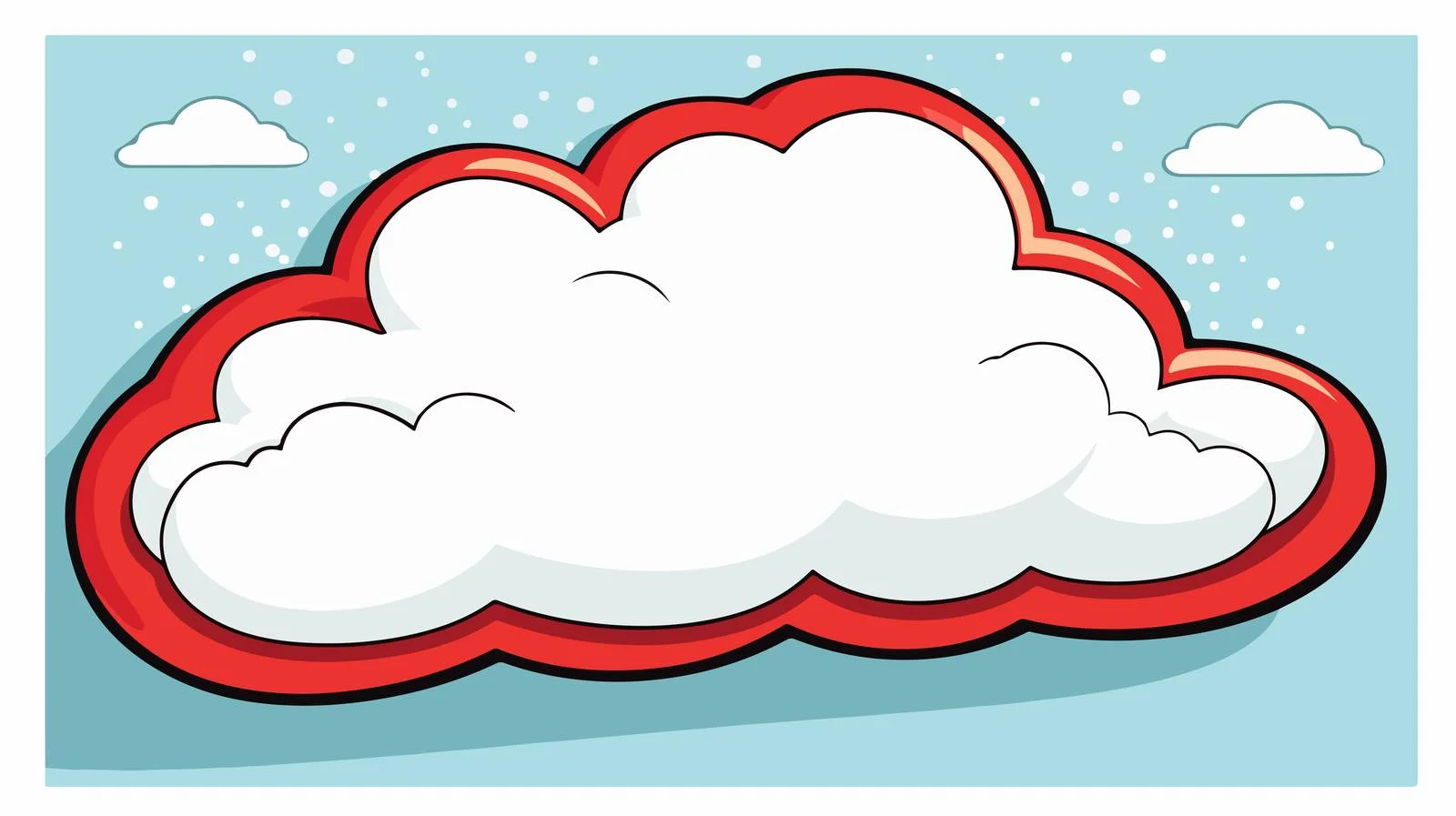 Vintage Cartoon Speech Bubble Illustration — free download from Dotvec