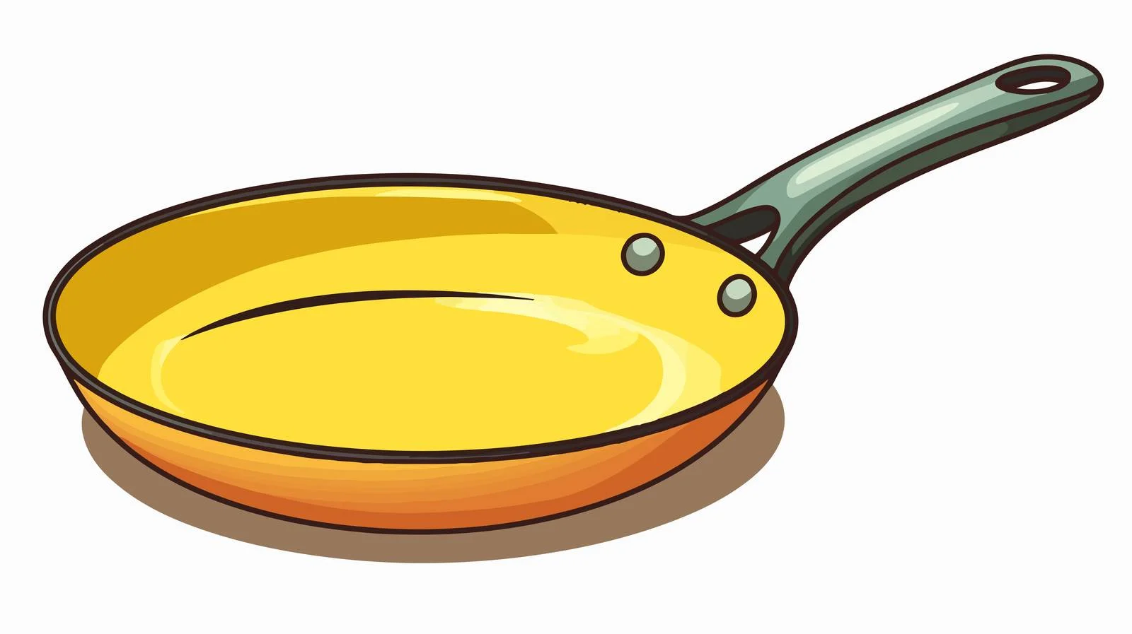 Retro Cartoon Frying Pan Vector Illustration — free download from Dotvec