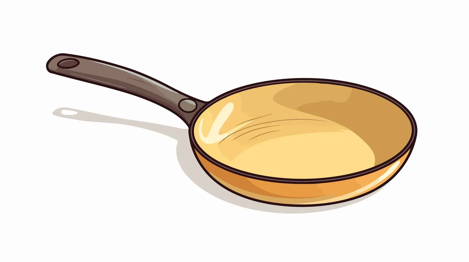 Vintage Cartoon Frying Pan Stock Vector — free download from Dotvec