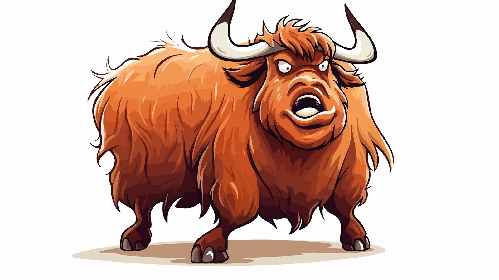 Whimsical Cow Farting Cartoon Illustration — free download from Dotvec