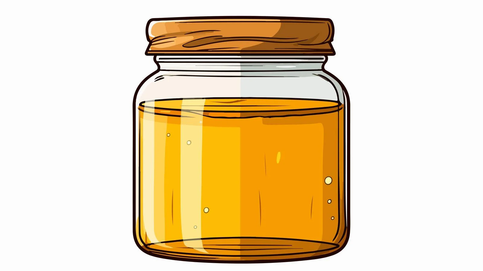 Vintage Cartoon Jam Jar Vector Illustration — free download from Dotvec