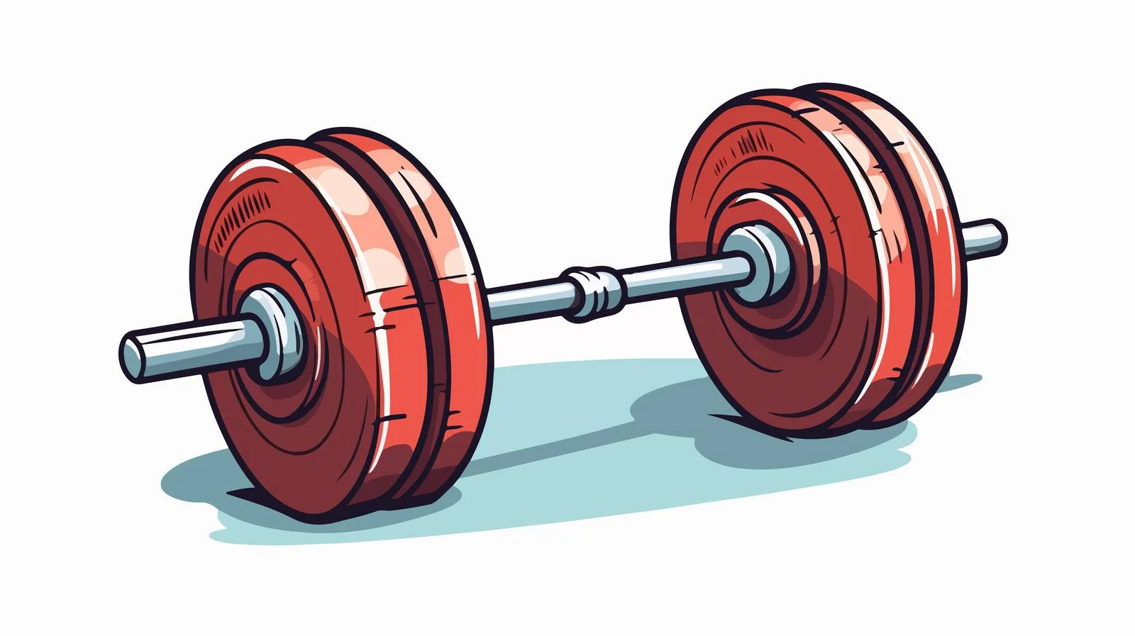 Vintage Cartoon One Ton Weight Illustration — free download from Dotvec