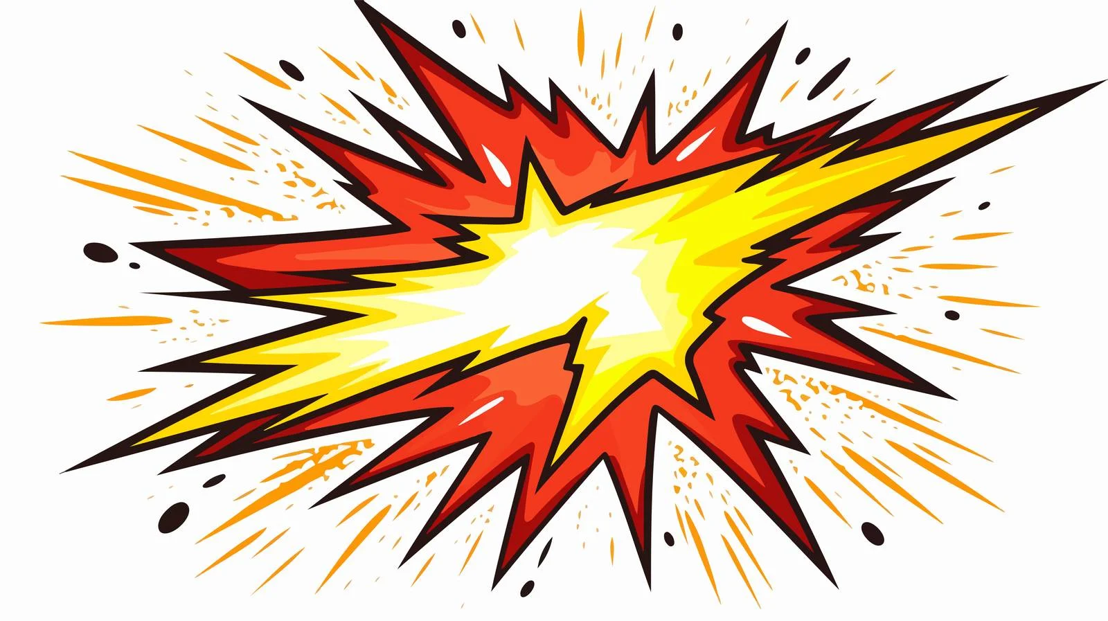 Retro Cartoon Pow Symbol Vector Illustration — free download from Dotvec