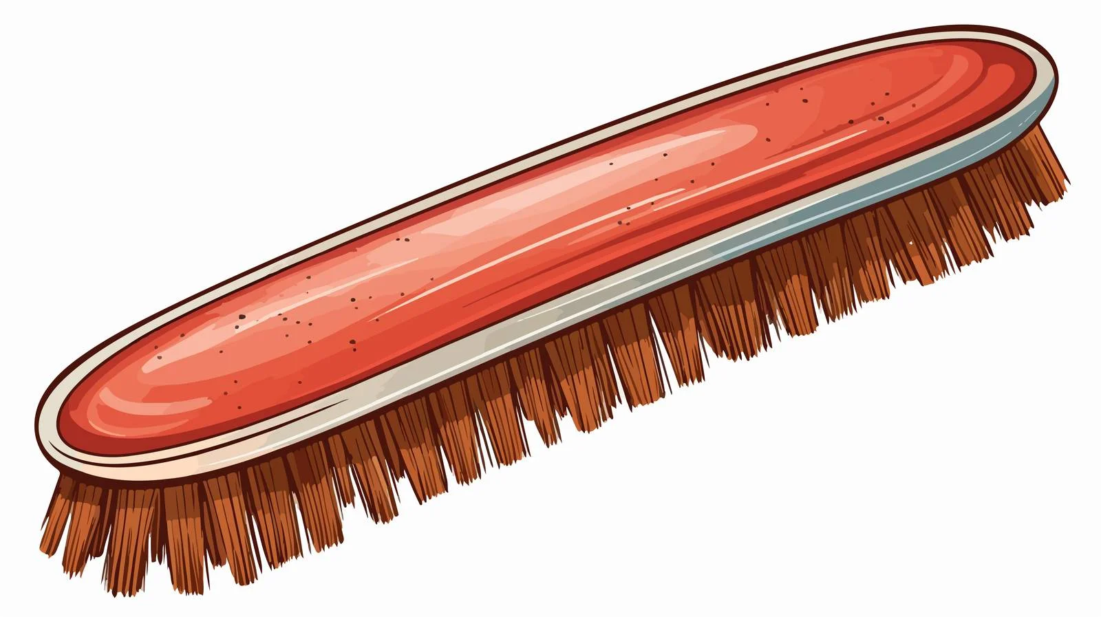 Vintage Scrubbing Brush Vector Illustration — free download from Dotvec