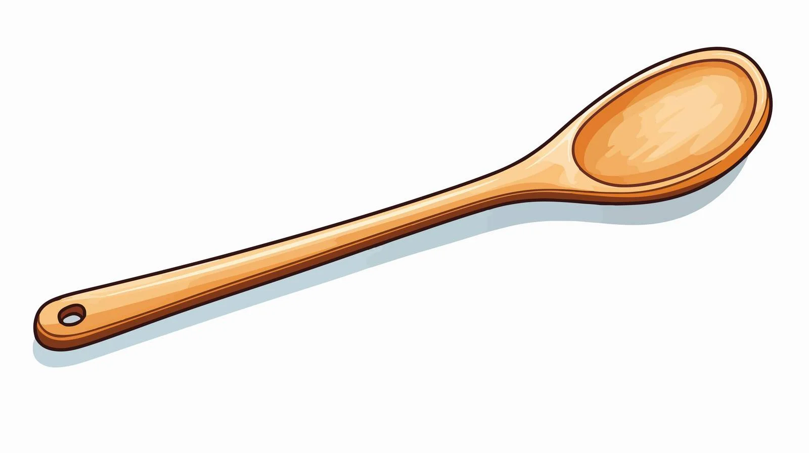 Retro Cartoon Spoonful Stock Illustration — free download from Dotvec