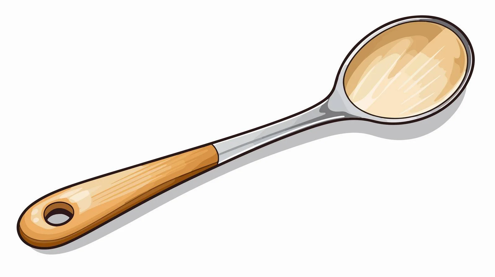 Retro Cartoon Spoonful Vector Illustration — free download from Dotvec